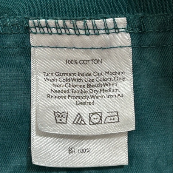 Eddie Bauer Teal Women's Ripstop Drawstring Cargo 100% Cotton Shorts Size 4 - Picture 8 of 9